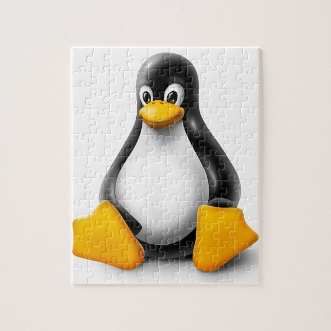 Quebra-cabeça Linux Tux o pinguim